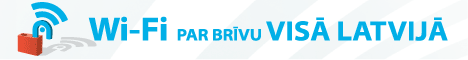 Wi-Fi par brīvu visā Latvijā Wi-Fi par brīvu visā Latvijā